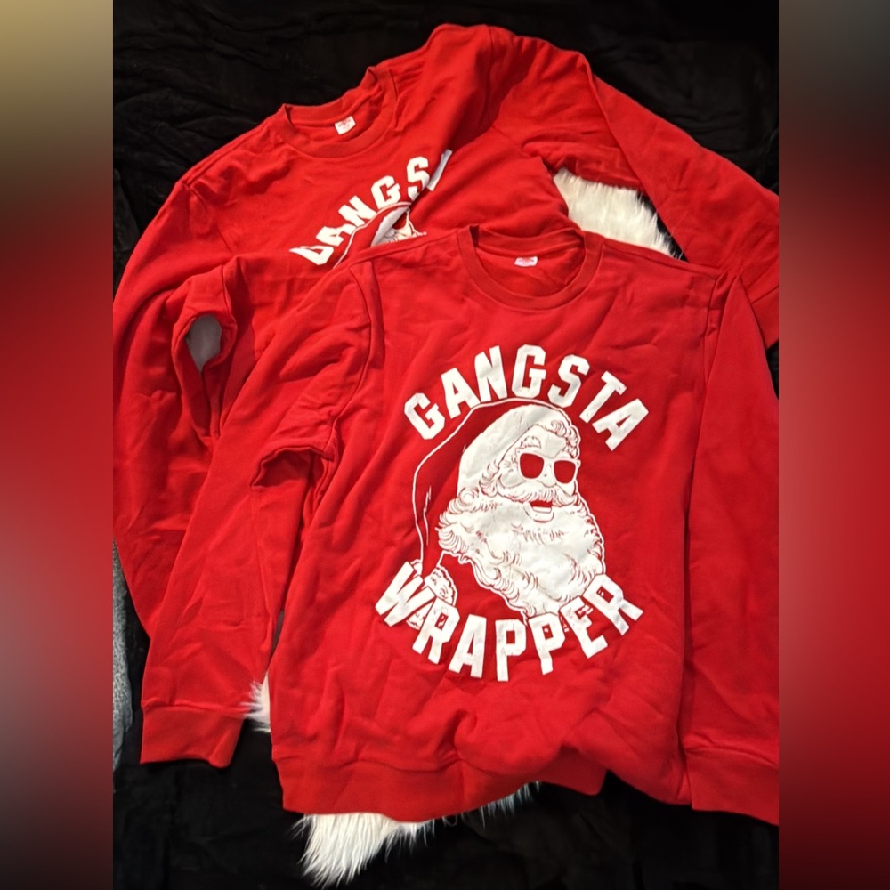 Gangsta Wrapper Red Shirt